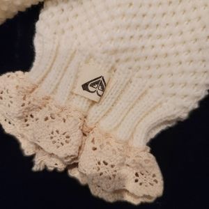 Roxy arm warmers - Cream/Off White